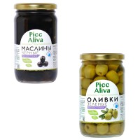 Quality test of Picc Aliva olives